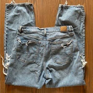 American Eagle Outfitters Blue Distressed Jeans